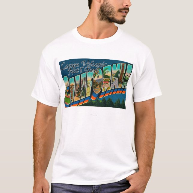 Vulkanischer Nationalpark Lassens, CA T-Shirt (Vorderseite)