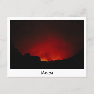 Vulkankrater Masaya in Nicaragua Postkarte