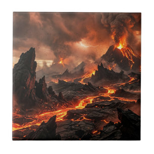Vulkanlava Fliese