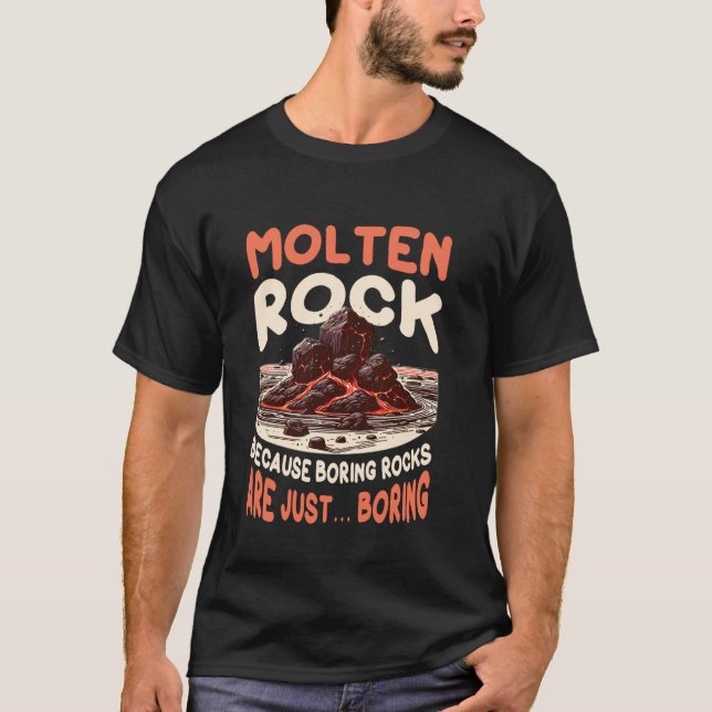 Vulkanologe Vulkanologie T-Shirt (Vorderseite)