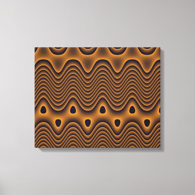 Vulkanozeane Gemusterte Leinwand (Vorderseite)