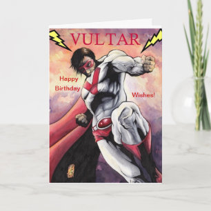 Vultar Birthday Card Karte
