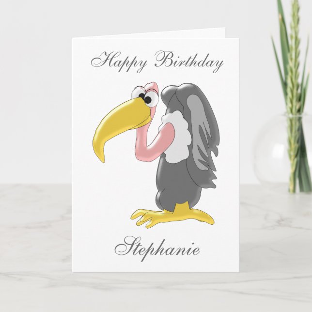 Vulture Birthday Karte (Vorderseite)