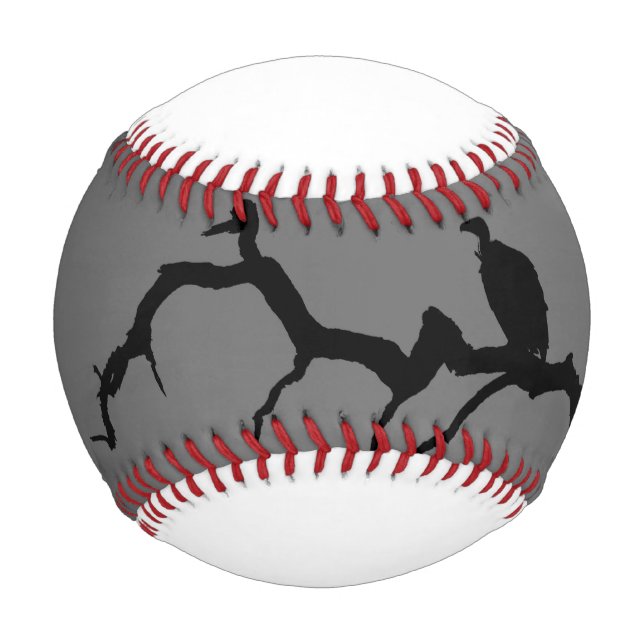Vulture Silhouette Baseball (Vorderseite)