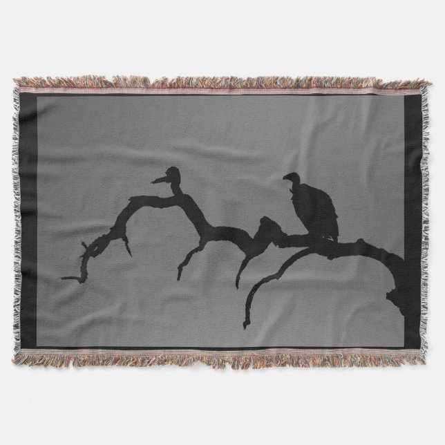 Vulture Silhouette Decke (Vorderseite)