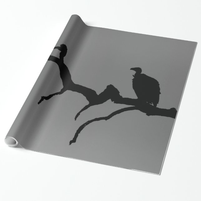 Vulture Silhouette Geschenkpapier (Ungerollt)