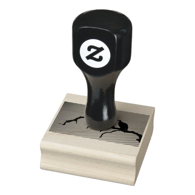 Vulture Silhouette Gummistempel (Stempel)