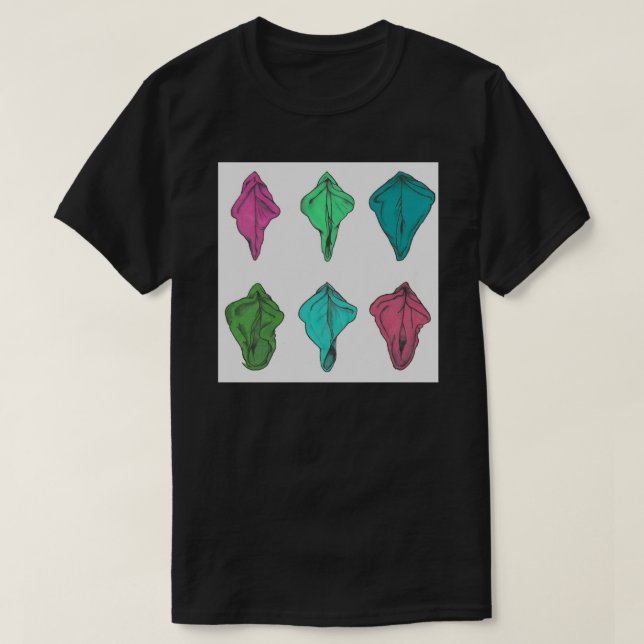 Vulvas Art Print T-Shirt (Design vorne)