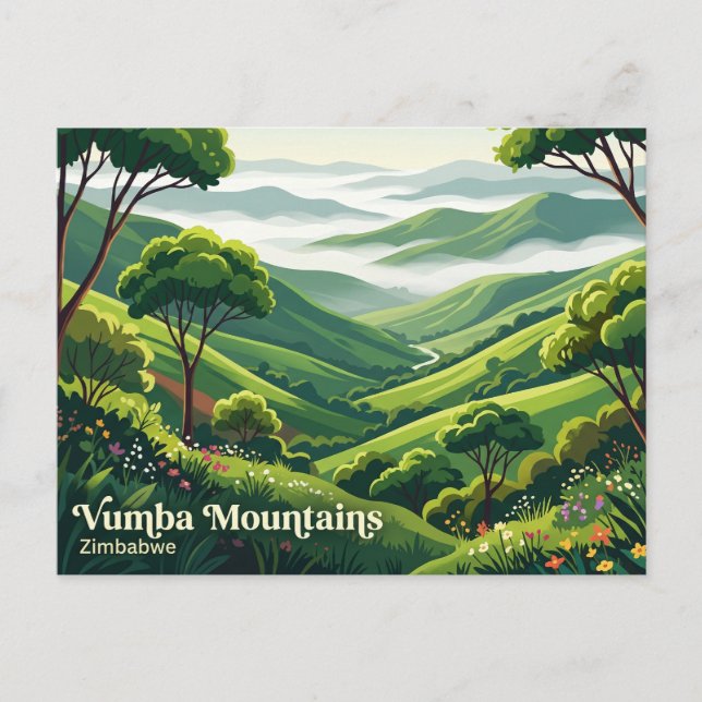Vumba-Berge Simbabwe Postkarte (Vorderseite)
