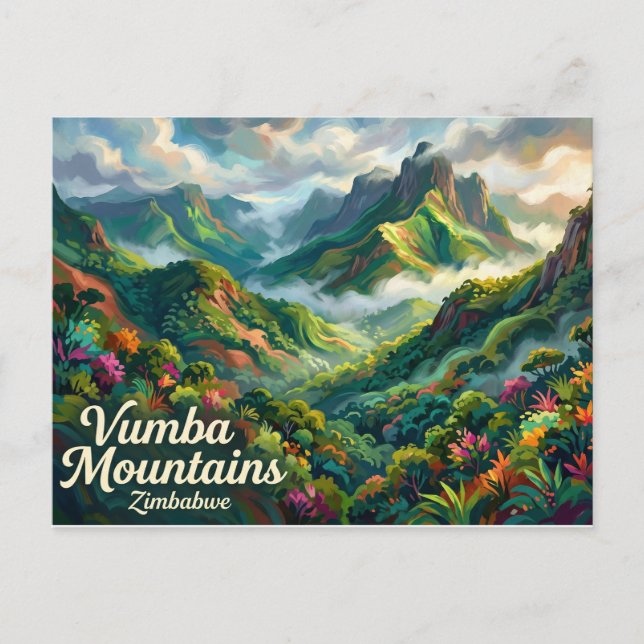 Vumba-Berge Simbabwe Postkarte (Vorderseite)