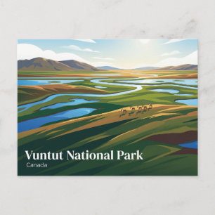 Vuntut-Nationalpark Kanada Postkarte
