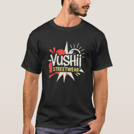 Vushii Streetwear Grafik  T-Shirt