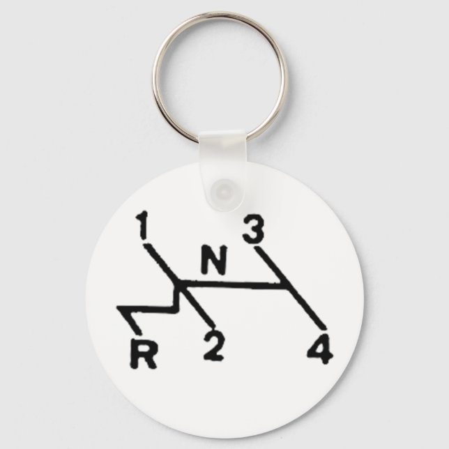 VW SHIFT PATERN SCHLÜSSELANHÄNGER (Vorderseite)