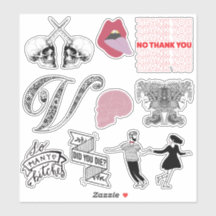 VW'S CHIC ICONS STICKERS