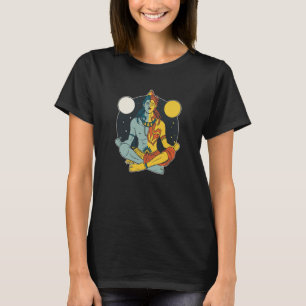 VXL Indien Stolz Gott Hindi Sikh Mond Hindus Shiva T-Shirt