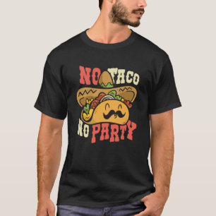 VXL Taco Dienstag Mexikanische Geschirr Lebensmitt T-Shirt