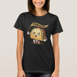 VXL Taco Dienstag Mexikanische Geschirr Lebensmitt T-Shirt