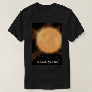 VY Canis Majoris Sun Raum-Kunstplakat T-Shirt