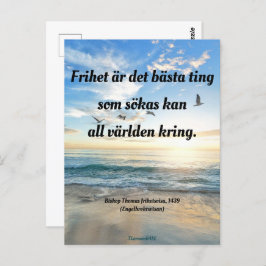 Vykort — Frihet Postkarte