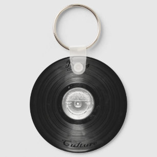 Vynil-Retro Schlüsselanhänger