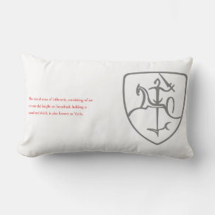 Vytis-Wappen von Litauen Throw Kissen