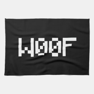 W00F [Leetspeak Animal Sounds] Geschirrtuch