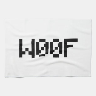 W00F [Leetspeak Animal Sounds] Geschirrtuch