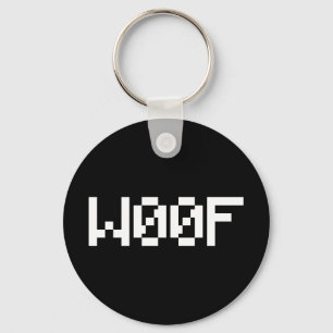 W00F [Leetspeak Animal Sounds] Schlüsselanhänger