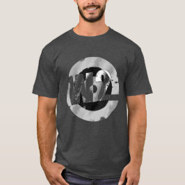 W2-Band-Logo Männer-T-Shirt Schwarz/Weiß T-Shirt