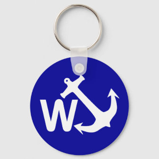 W Anchor Wanchor Joke Funny Gift Schlüsselanhänger