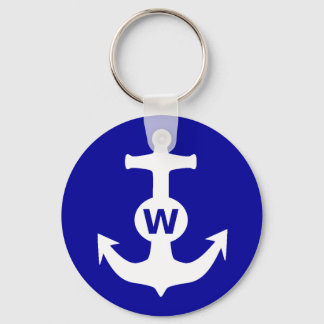 W Anchor Wanker Insult Funny Gift Schlüsselanhänger