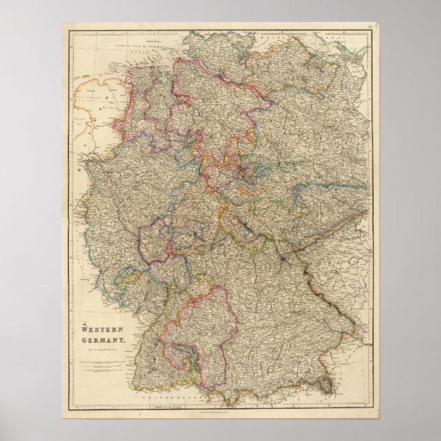 W Deutschland Poster (Vorne)