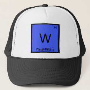 W - Gewichtheben Sportchemie Periodensystem Truckerkappe