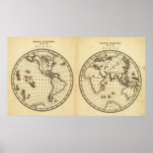 W-Hemisphäre, e-Hemisphäre 2 Poster