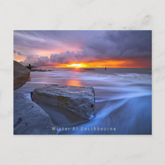 W i n t e r A t S o u t h b o u.. Postkarte