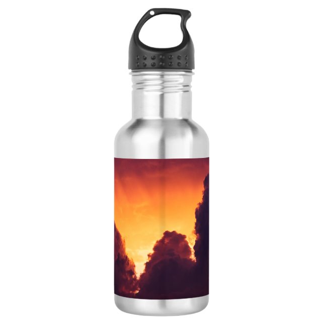 w im Wetter Trinkflasche (Vorderseite)