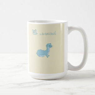 W ist für Weasel Kaffeetasse