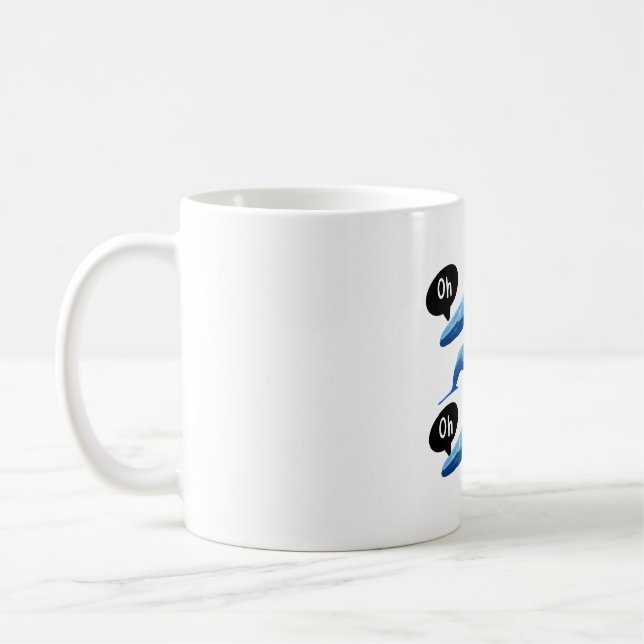 W ist für Whale Kaffeetasse (Links)