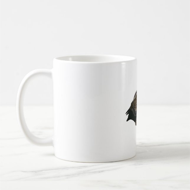 W ist für White Faced Pfeiftente Kaffeetasse (Links)