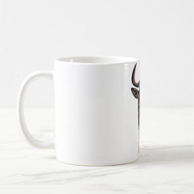 W ist für Wildebeest Kaffeetasse (Links)