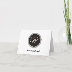 - W - monogramme élégant