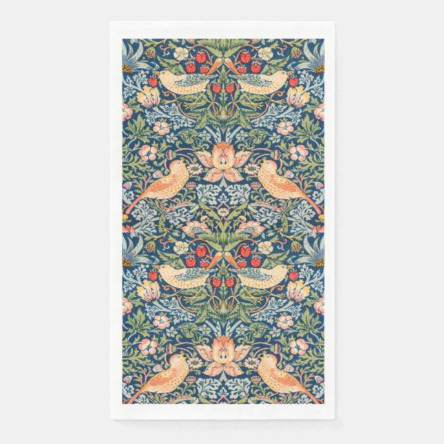 W Morris Strawberry Diief Serviette (Vorderseite)