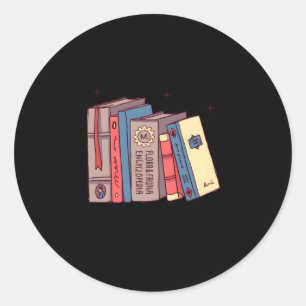 W passiert bei Book Club Bleibe bei Book Club Book Runder Aufkleber