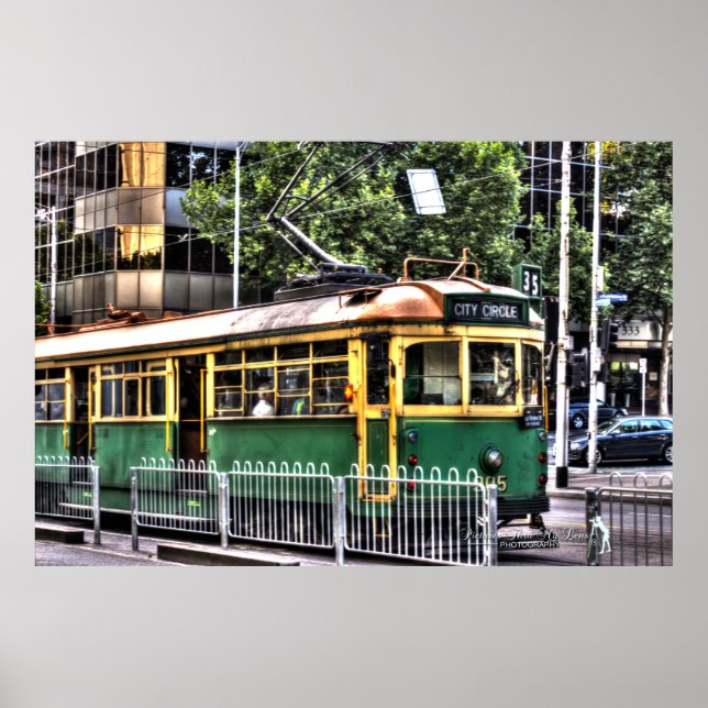 W-Straßenbahn Poster (Vorne)