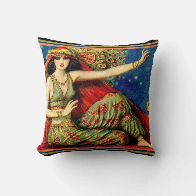 W.T. Benda (1926) Art-Déco-Pillow Kissen (Vorderseite)