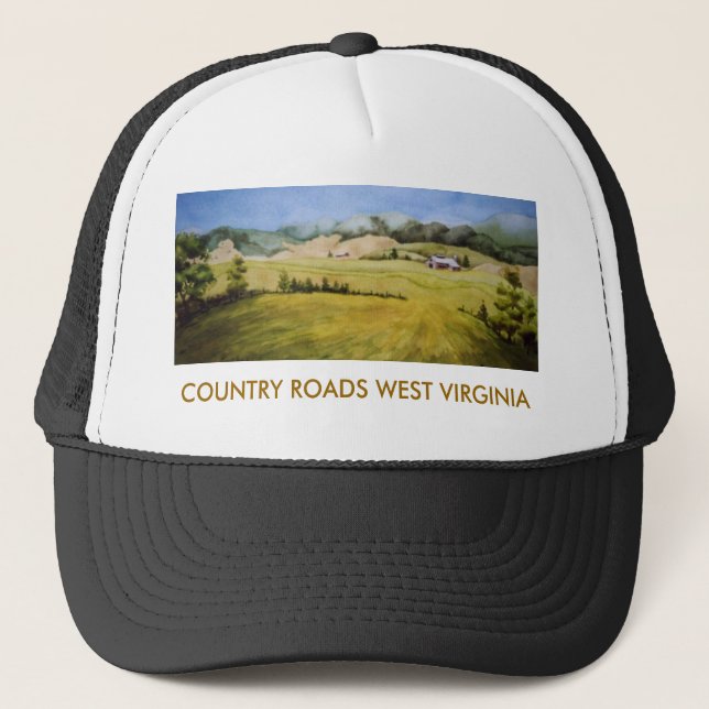 W.VA. Hills Hat Truckerkappe (Vorderseite)