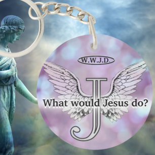W.W.J.D Was würde Jesus tun? Schlüsselanhänger