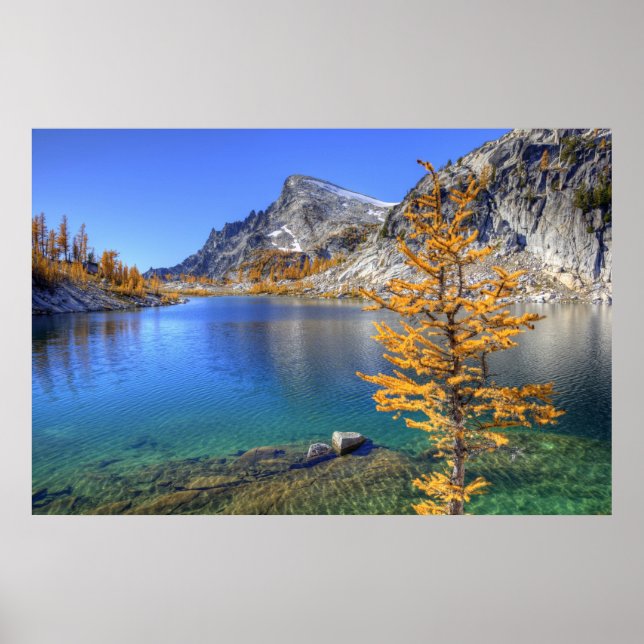 WA, Alpenseen Wildnis, Verzauberung 4 Poster (Vorne)