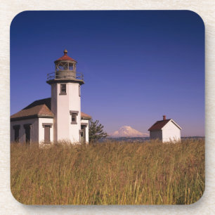 WA, Maury Island, Point Robinson Leuchtturm, Untersetzer