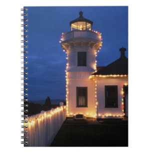 WA, Mukilteo, Leuchtturm Mukilteo, errichtet 2 Notizblock